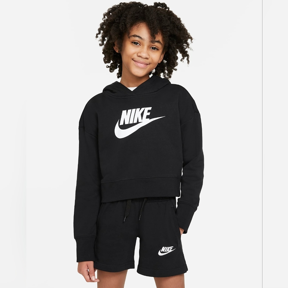 NWT Nike Big Kids Girls Cropped Hoodie Size Medium